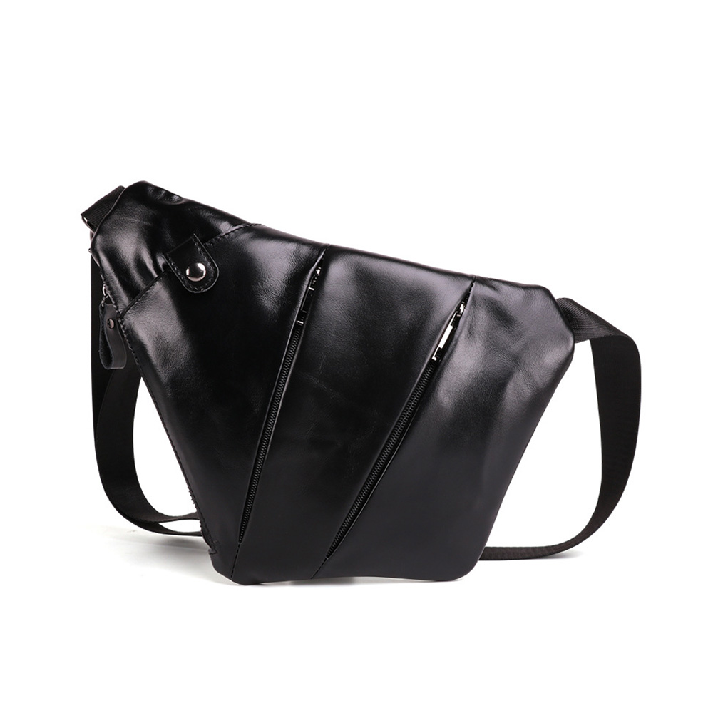 Whatna 斜めがけ ボディバッグ ワンショルダー メンズ ショルダーバック 本革 牛革 黒 ブラウン 茶 6353 0