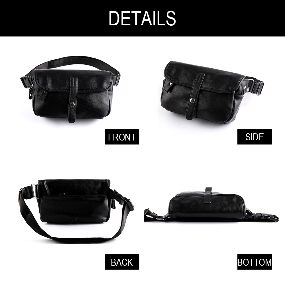 Whatna 2way 革 ボディバッグ・ワンショルダーバッグ メンズ 斜め掛け ipadmini収納可 軽量 スポーツバッグ 撥水 レザー バッグ 自転車 サイクリング ツーリング アウトドア 遠足 旅行 通勤 通学 黒 ブラウン(2089) 1