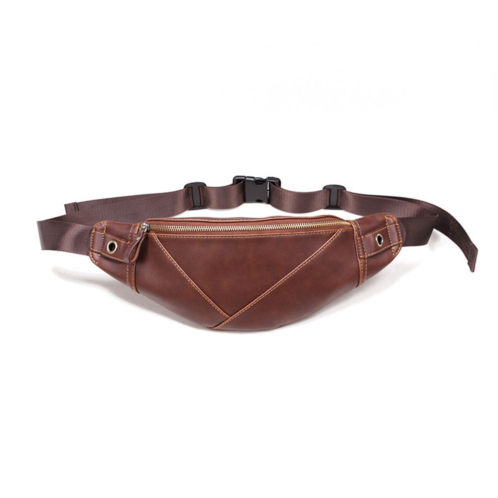 Whatna 3way 革 ボディバッグ・ワンショルダーバッグ メンズ ウエストバッグ 斜め掛け 軽量 スポーツバッグ 撥水 皮 バッグ 自転車 サイクリング ツーリング 遠足 旅行 通勤 通学 黒(K6935) 9