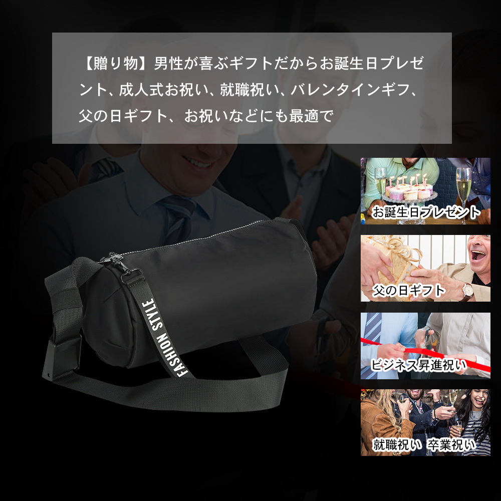 Whatna ミニショルダーバッグメンズ ポシェット横型 ショルダー