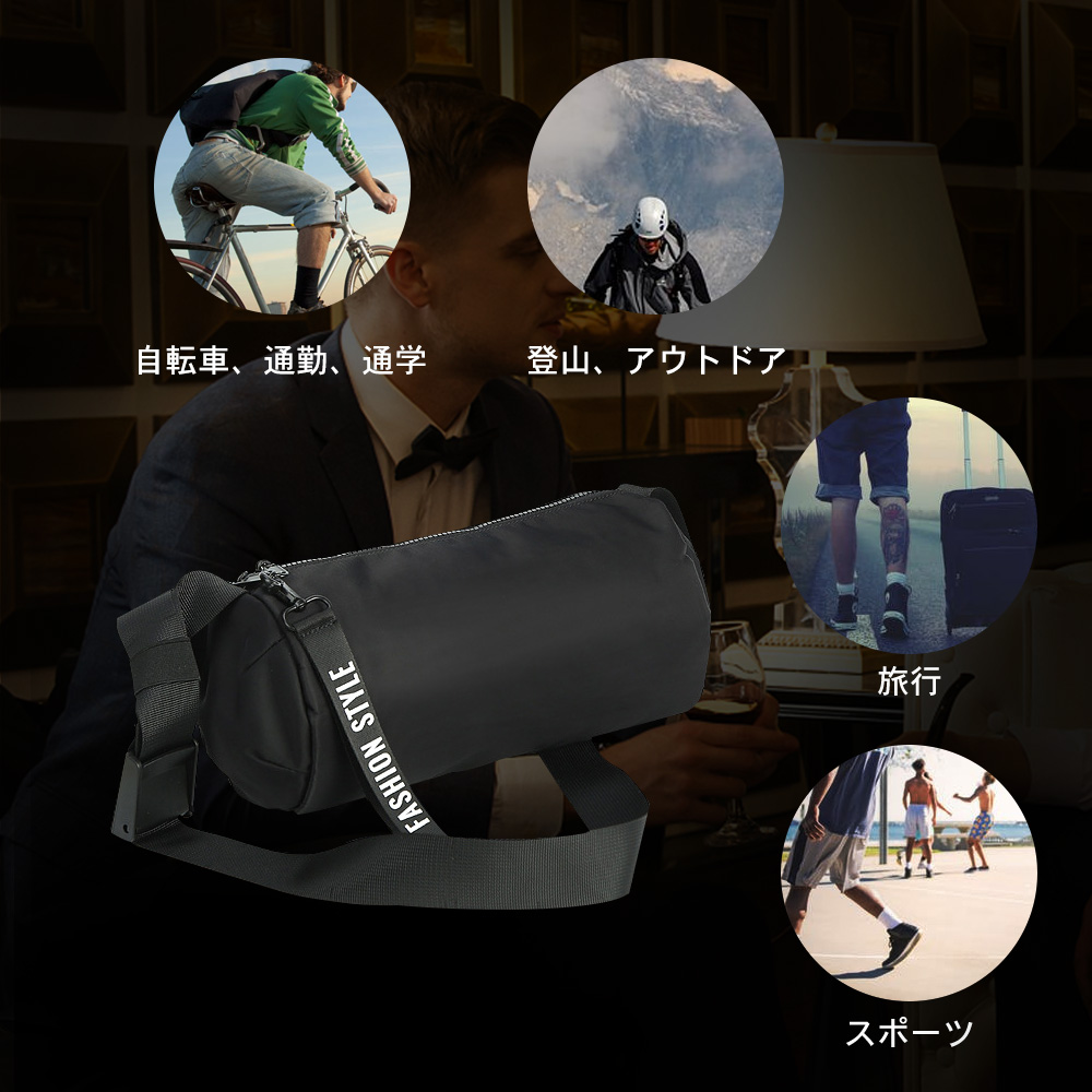 Whatna ミニショルダーバッグメンズ ポシェット横型 ショルダー