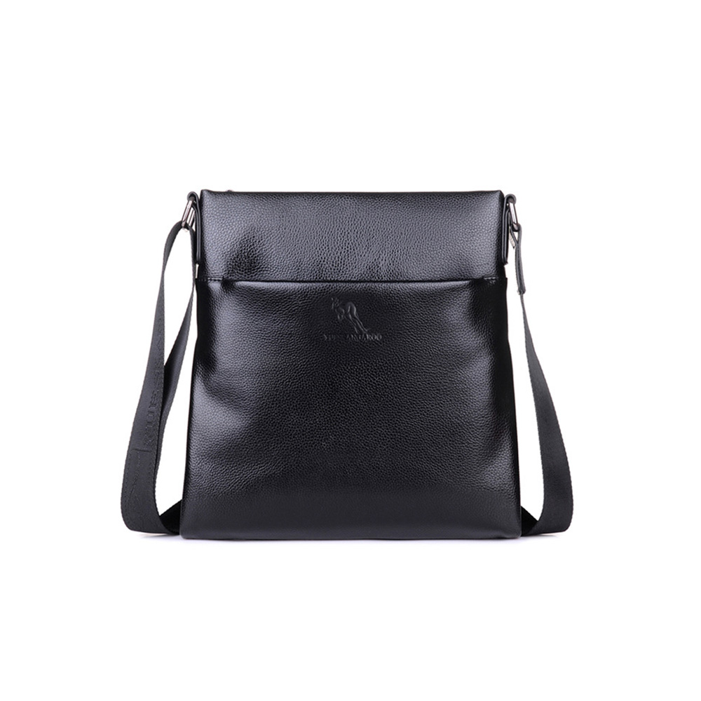 Whatna 2way革 ショルダーバッグ メンズ  ポシェット縦型iPad 収納可 人気型 耐久性 革 レザー 縦型 ビジネスバッグ メッセンジャーバッグ 斜め掛け黒 ブラック ブラウン全2色（HA-016） 0