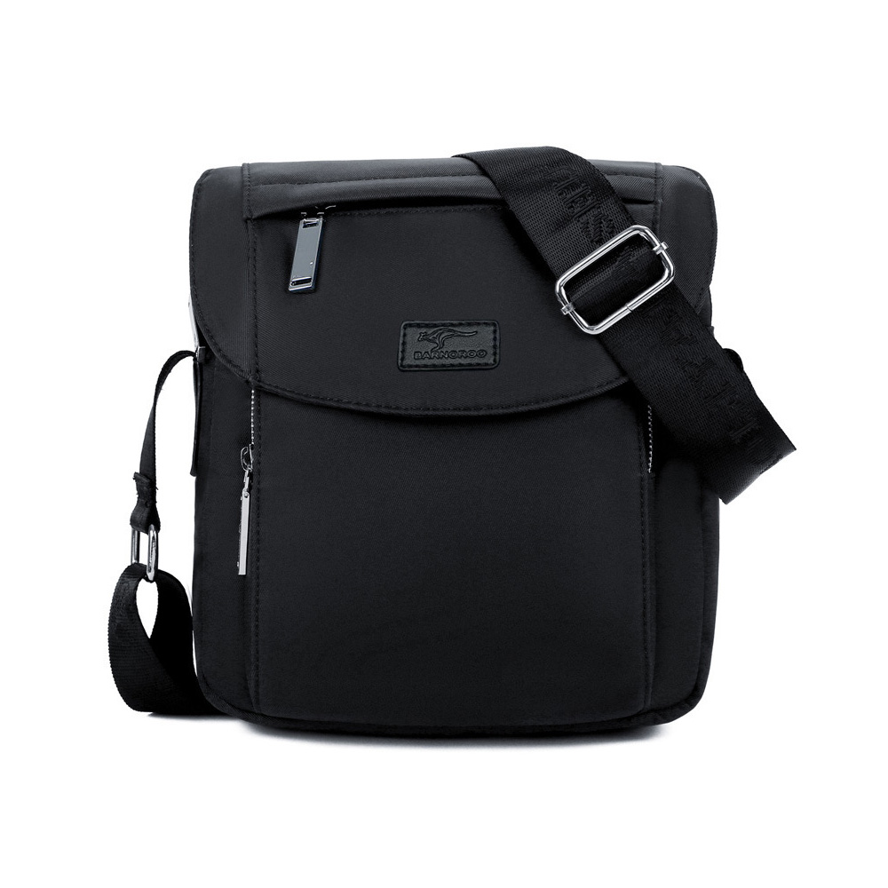 Whatnaショルダーバッグ メンズ メッセンジャーバッグ 縦型 B5 9.7インチipad収納可 オックスフォード布 防水 耐磨耗 ビジネスバッグ 小さい 斜めがけ バッグ 男性用 紳士用 黒 ブルー(B566) 1