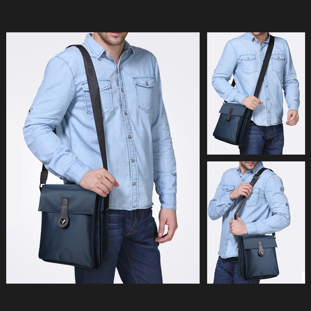 Whatna ビジネスバッグ メンズ ポシェット 就活バッグ カジュアルバッグ  フォーマルバッグ メンズバッグ 斜めがけバッグボディーバック ワンショルダーバック 男性用 紳士用 7