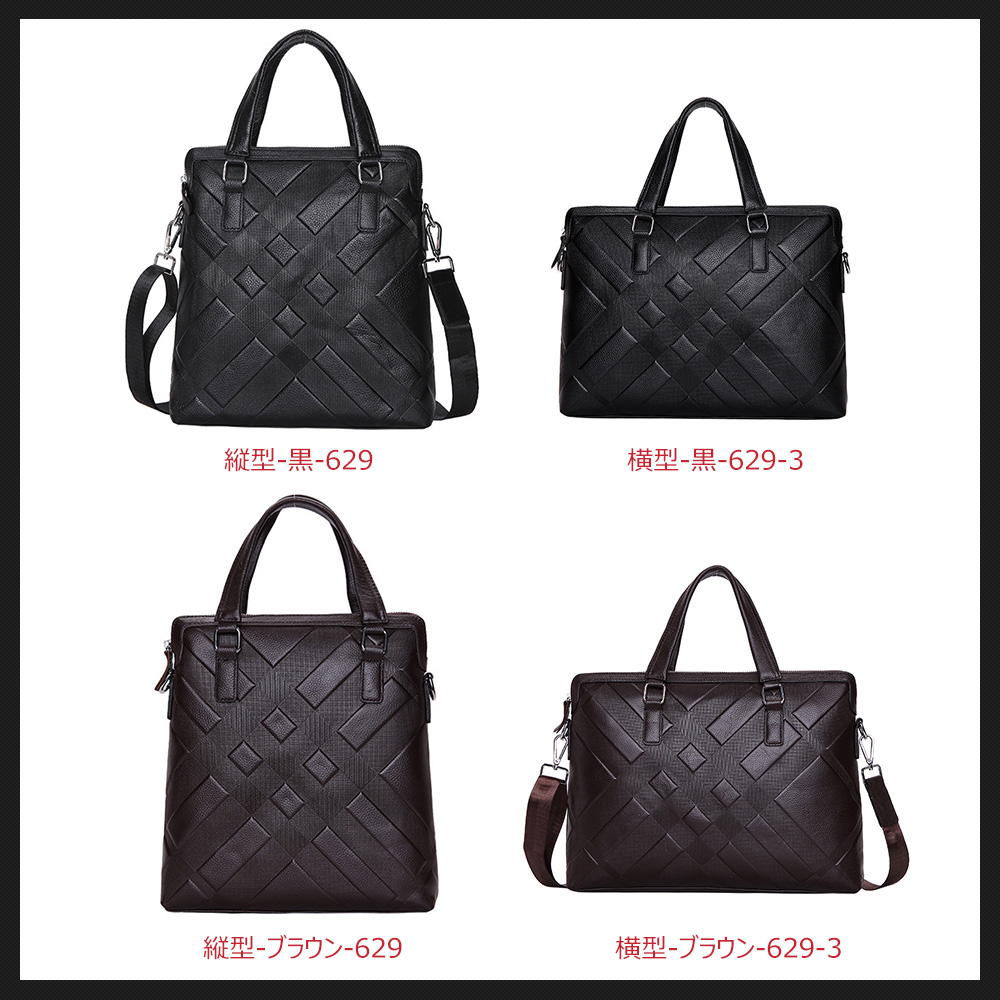 Whatna 2way 牛革 ショルダーバッグ メンズ 斜め掛け 手提げ