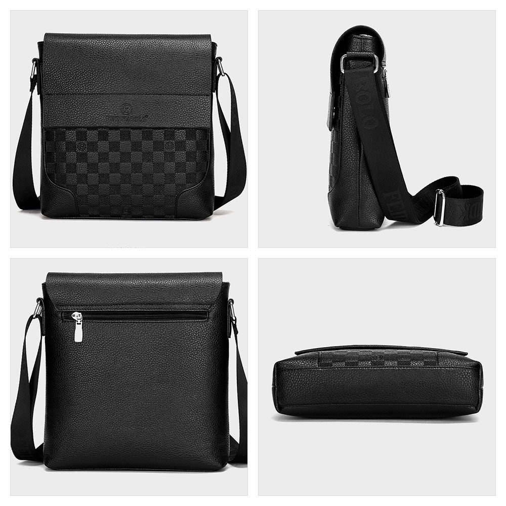 Whatna革 ショルダーバッグ メンズ メッセンジャーバッグ 縦型 B5 10.5インチipad収納可 本 革 厚手 レザー ビジネスバッグ 小さい 斜めがけ バッグ 男性用 紳士用 黒 ブラウン 10