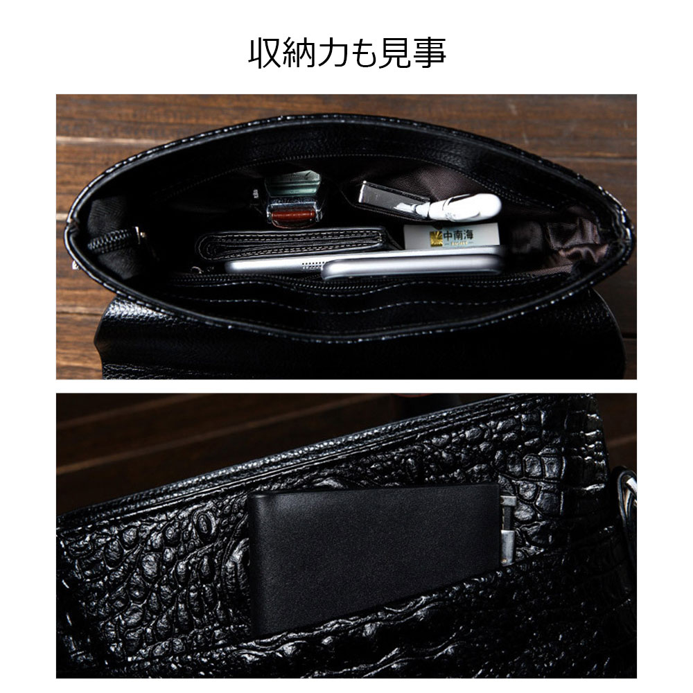 Whatna革 ショルダーバッグ メンズ メッセンジャーバッグ 縦型 B5 10.5インチipad収納可 本 革 厚手 レザー ビジネスバッグ 小さい 斜めがけ バッグ 男性用 紳士用 黒 ブラウン 5