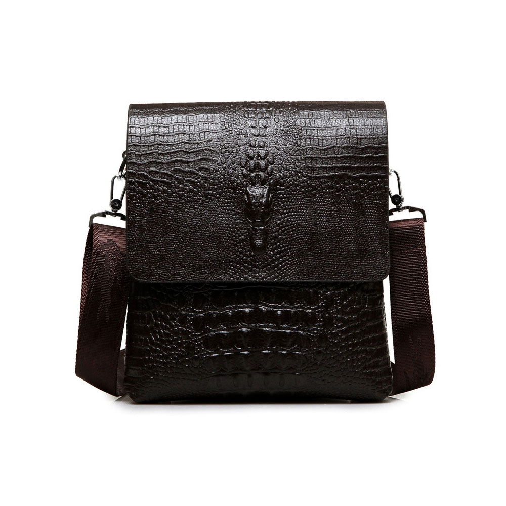 Whatna革 ショルダーバッグ メンズ メッセンジャーバッグ 縦型 B5 10.5インチipad収納可 本 革 厚手 レザー ビジネスバッグ 小さい 斜めがけ バッグ 男性用 紳士用 黒 ブラウン 2