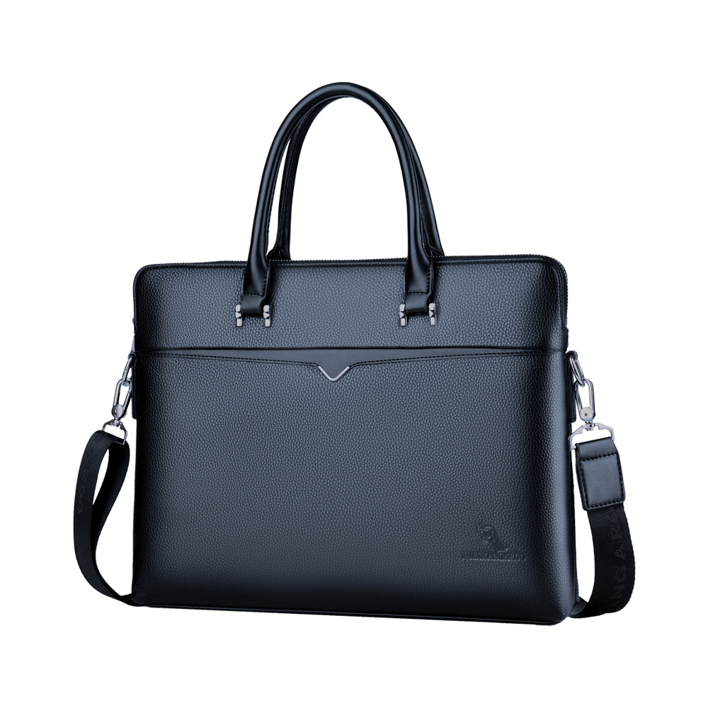 ビジネス バッグ メンズ 2way ショルダー 手提げ大容量 自立 ブリーフケース A4 14インチPC対応黒 ブラウン ブルー 1