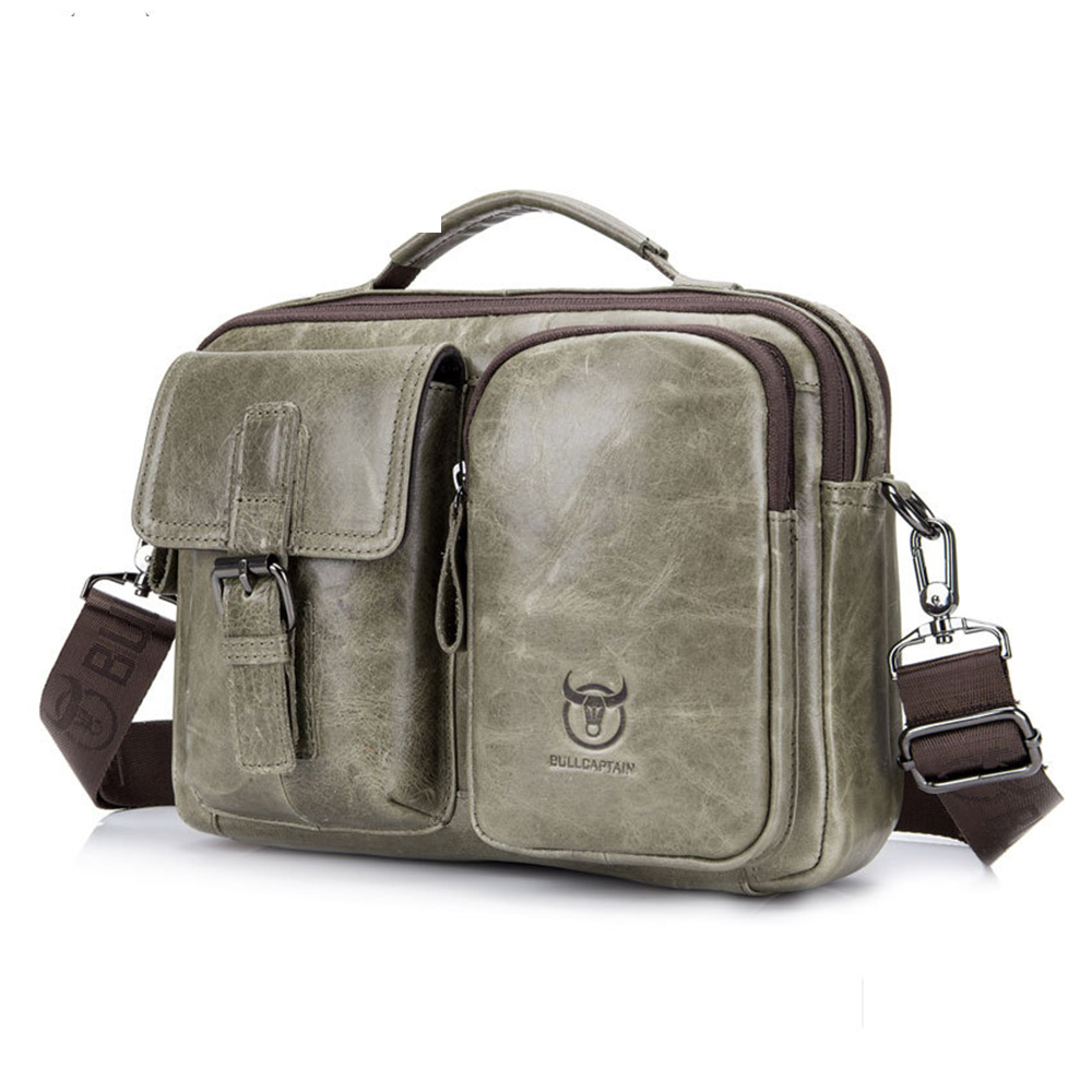 Whatna 牛革 ビジネス バッグ メンズ バッグ 本革 2way ショルダー 手提げ2室の仕切 大容量 ブリーフケース A4 14インチPC対応 旅行 出張 通勤 通学 就活 面接 バッグ かばん 男性用 （036） 1