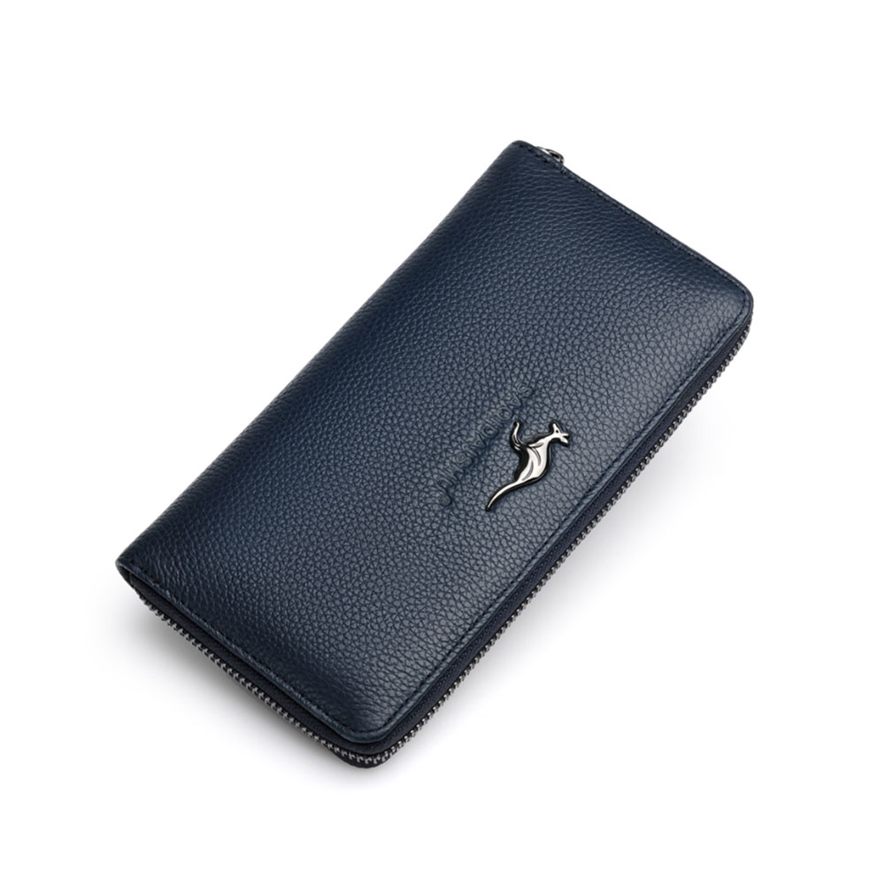 whatna財布 メンズ 長財布 牛革 本革 小銭入れ カード12枚収納 大容量 ラウンドファスナー 財布 全3色SP3060 1