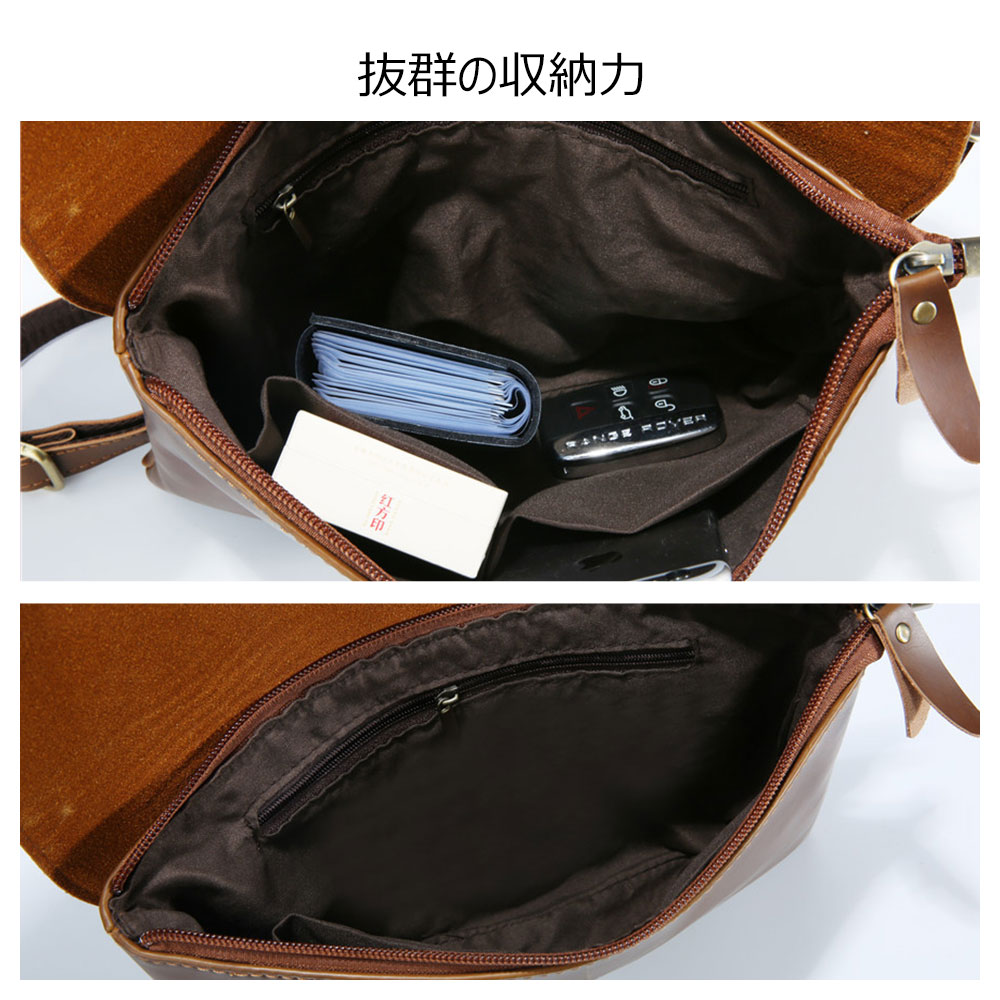 whatna2wayセカンドバッグ メンズ バッグ クラッチ ショルダー革 B5 9.7インチのipad収納可 手持ちバッグ  ビジネス カジュアル フォーマル 結婚式 バッグ 冠婚葬祭 紳士用 男性用 ブラウン 黒（YH9985） 3