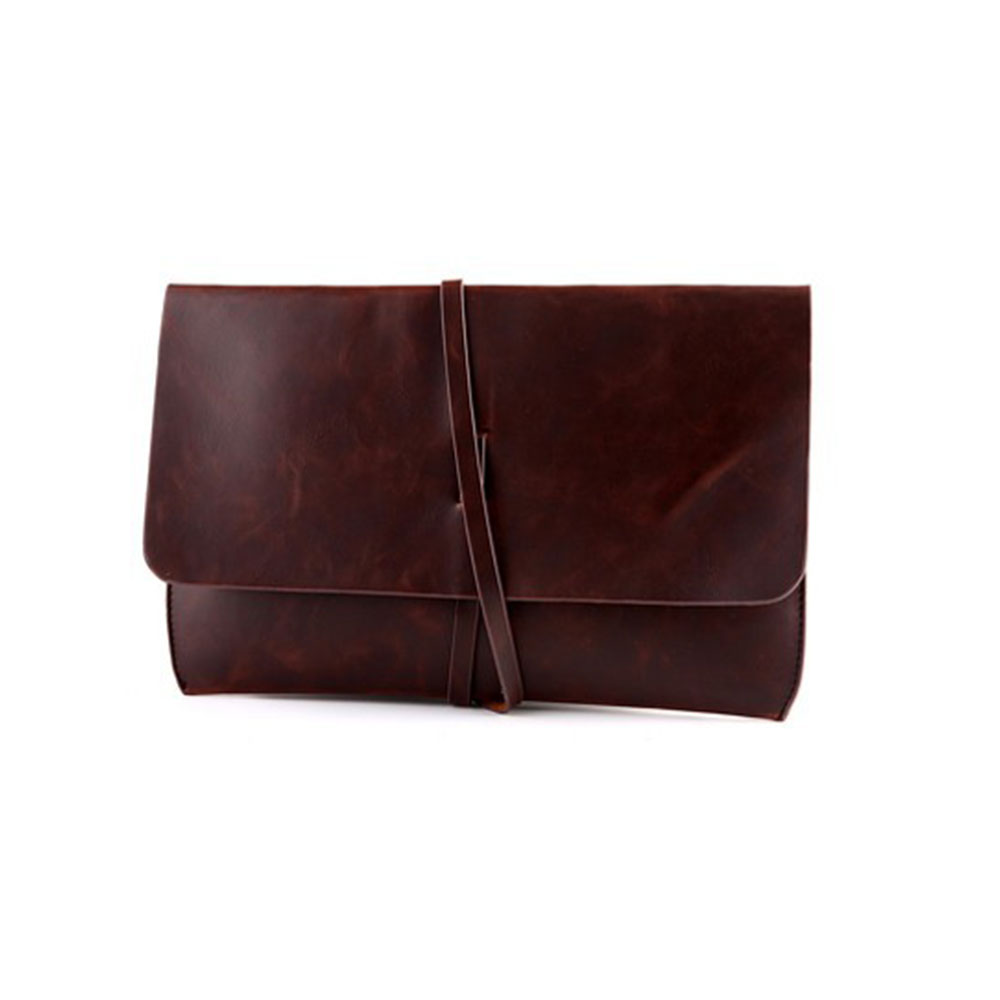 Whatnaセカンドバッグ メンズ レディース クラッチ バッグ 皮 革 大きめ A4 ipad収納可 ファイルバッグ 封筒袋 ジュアル フォーマル 冠婚葬祭 紳士用 男性用 黒 ブラウン  （1028） 1