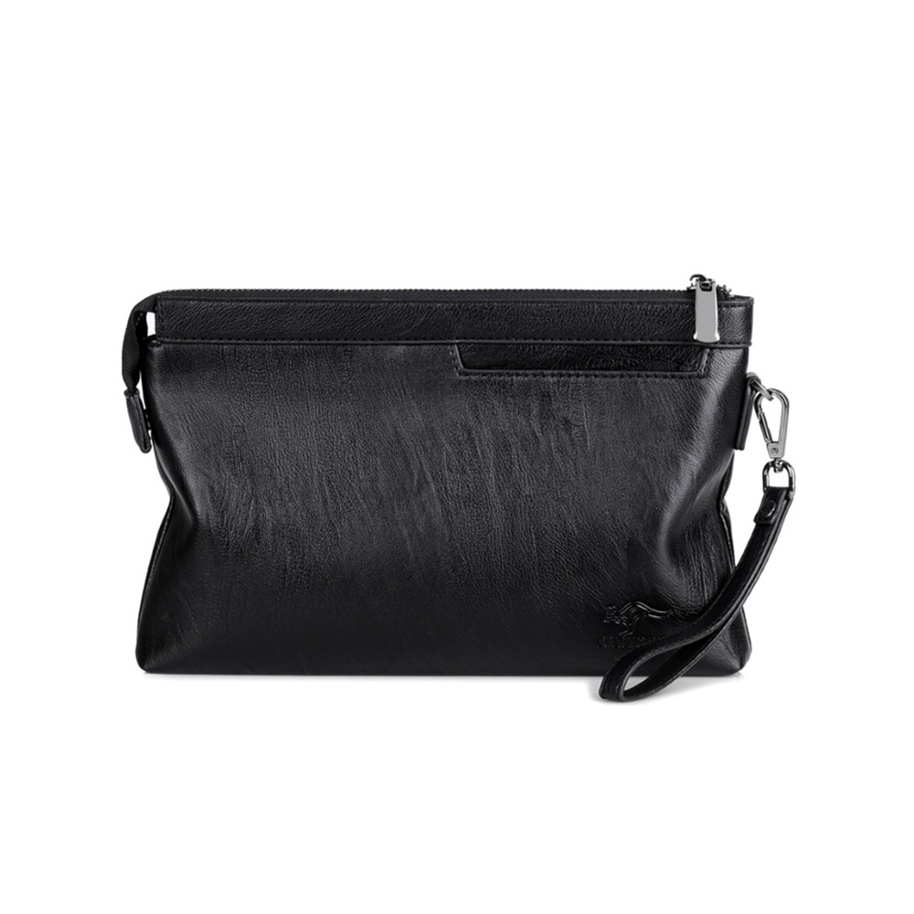 Whatna  2way革 セカンドバッグ メンズ クラッチ バッグB5 9.7インチのipad収納可 6枚カード収納 小銭入 カジュアル フォーマル 冠婚葬祭 結婚式 バッグ紳士用 男性用 黑 ブラウン 3