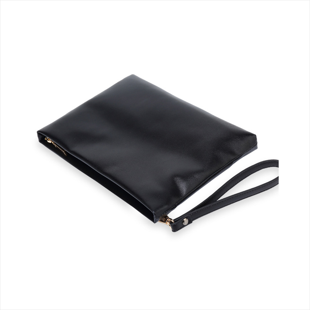 Whatna 2way牛革 セカンドバッグ メンズ クラッチ バッグ 本革 B5 9.7インチのipad収納可 カジュアル フォーマル 冠婚葬祭 結婚式 バッグ紳士用 男性用 黑 1