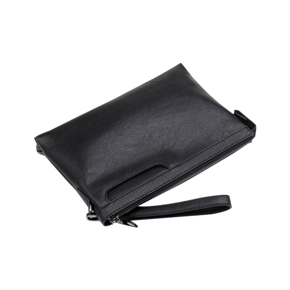 Whatna 2way革 セカンドバッグ メンズ クラッチ バッグ 9.7インチのipad収納可B5 6枚カード収納 小銭入 カジュアル フォーマル 冠婚葬祭 結婚式 バッグ紳士用 男性用 黑（89514） 0