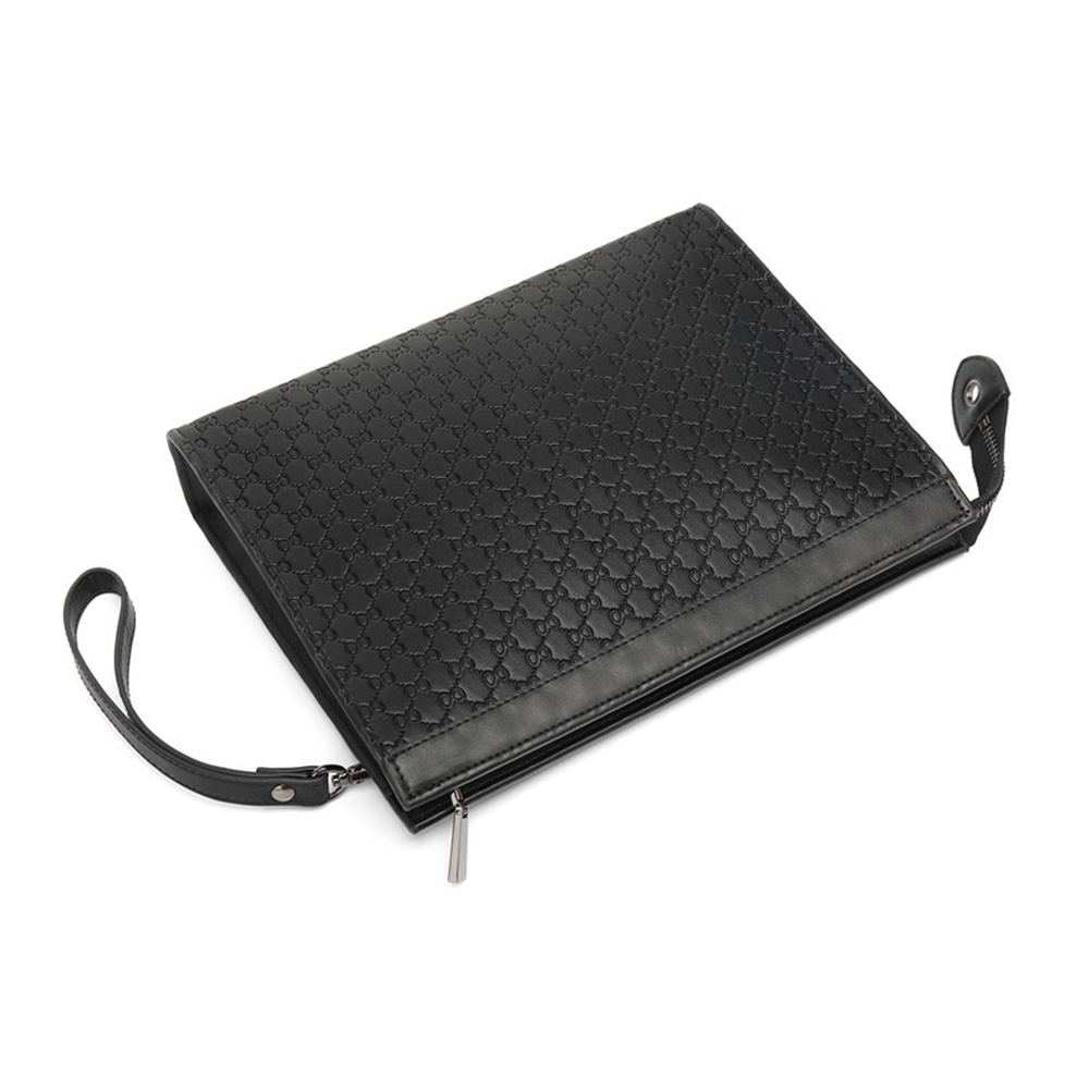 Whatna 2way セカンドバッグ メンズ クラッチ バッグB5 9.7インチのipad収納可 8枚カード収納 小銭入 カジュアル フォーマル 冠婚葬祭 結婚式 バッグ紳士用 男性用 黑 FL520 0