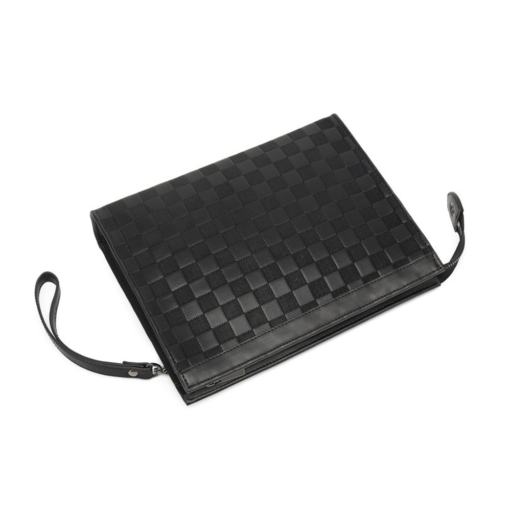 Whatna 2way セカンドバッグ メンズ クラッチ バッグB5 9.7インチのipad収納可 8枚カード収納 小銭入 カジュアル フォーマル 冠婚葬祭 結婚式 バッグ紳士用 男性用 黑 FL520 1