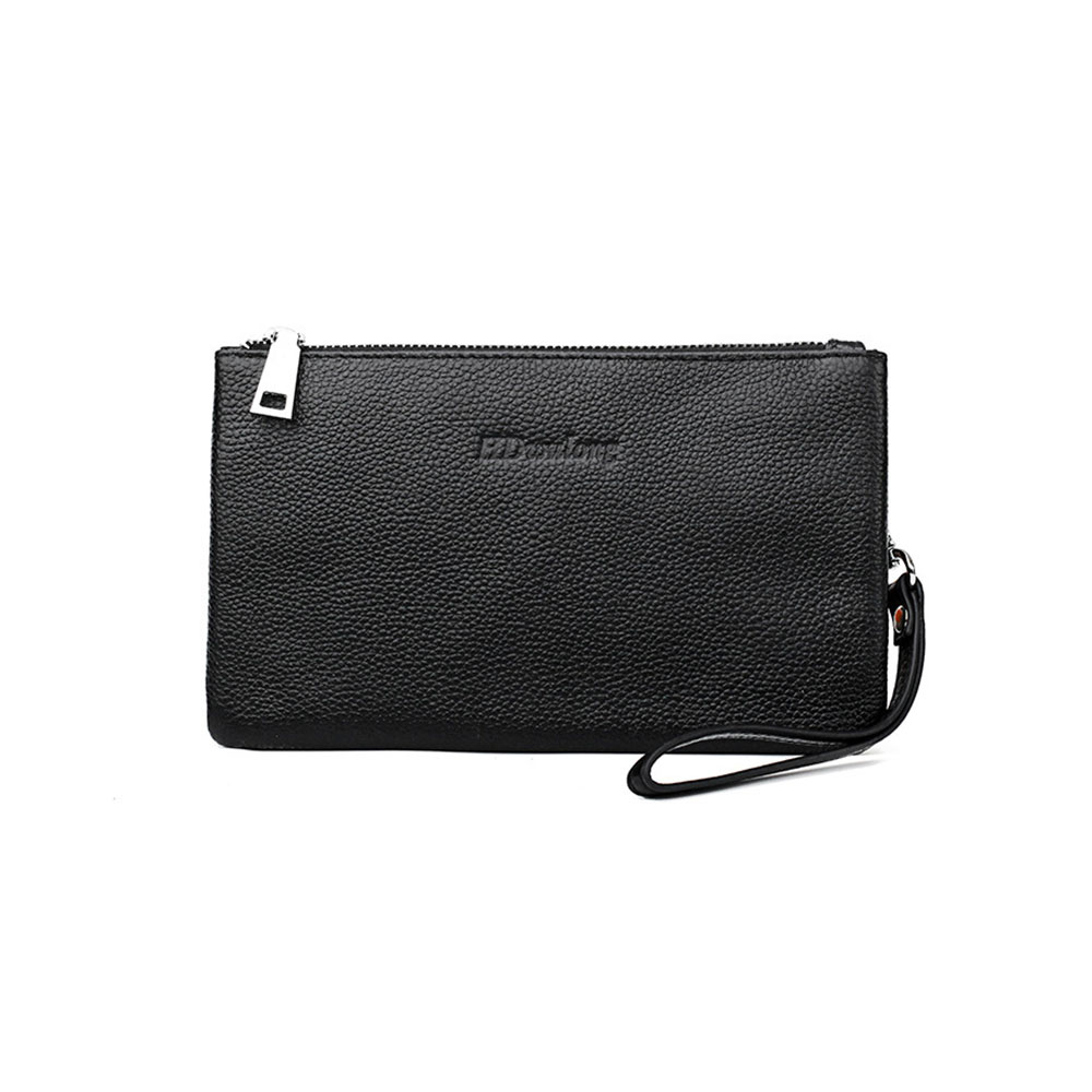 Whatna 2WAY牛革 ミニセカンドバッグ メンズ クラッチ バッグ 本革 本皮 6枚カード収納 小銭入 カジュアル フォーマル 冠婚葬祭 結婚式 バッグ紳士用 男性用 黑 2