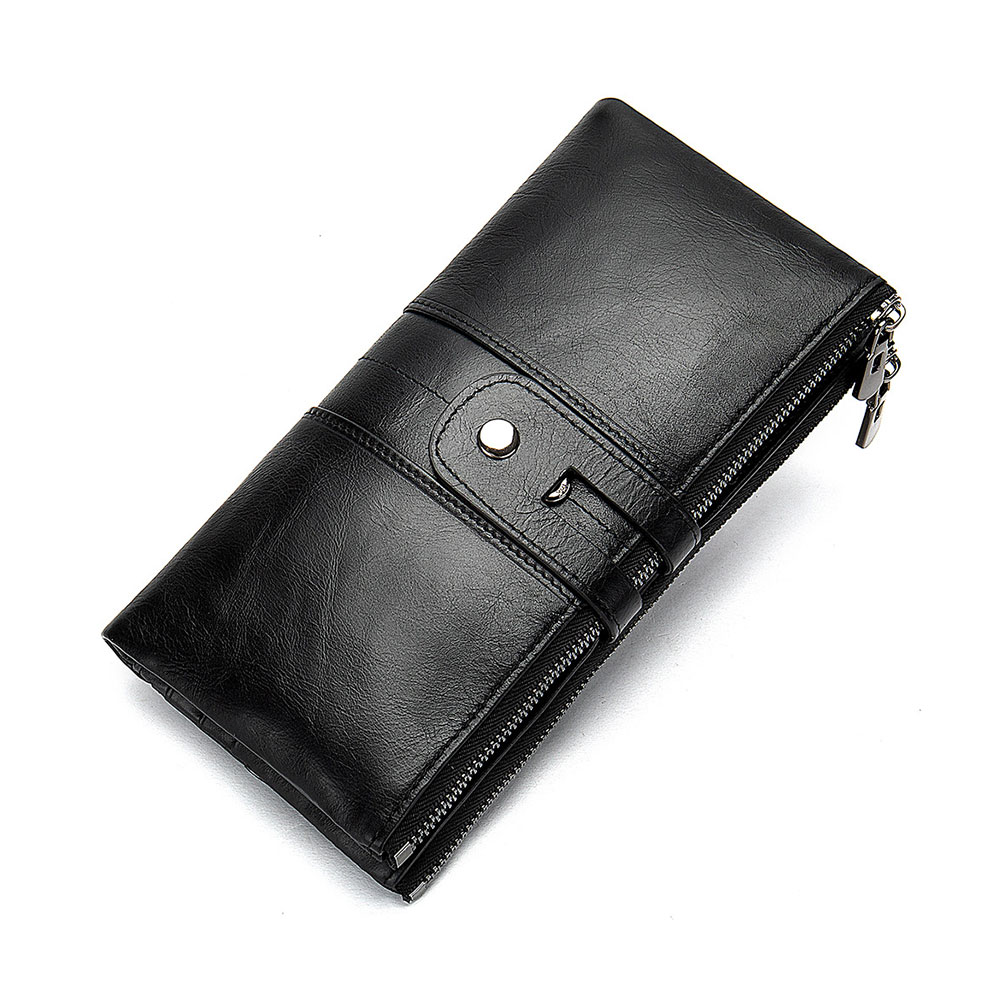 Whatna牛革 ミニセカンドバッグ メンズ バッグ 14枚カード収納 小さめ クラッチバッグ 長財布 革 手持ちバッグ メンズ ポーチ 男性用 紳士用 結婚式 冠婚葬祭 8560 1