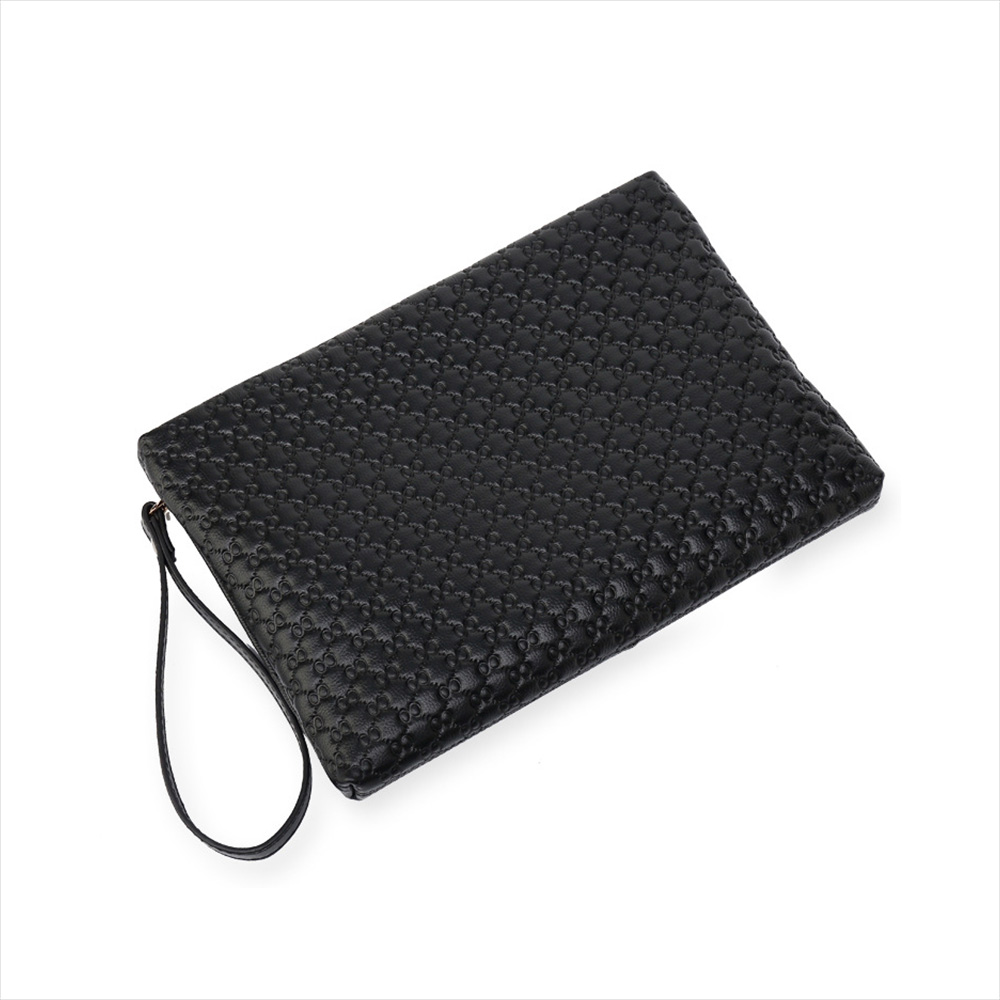 Whatna 2way牛革 セカンドバッグ メンズ クラッチ バッグ 本革 B5 9.7インチのipad収納可 カジュアル フォーマル 冠婚葬祭 結婚式 バッグ紳士用 男性用 黑 3