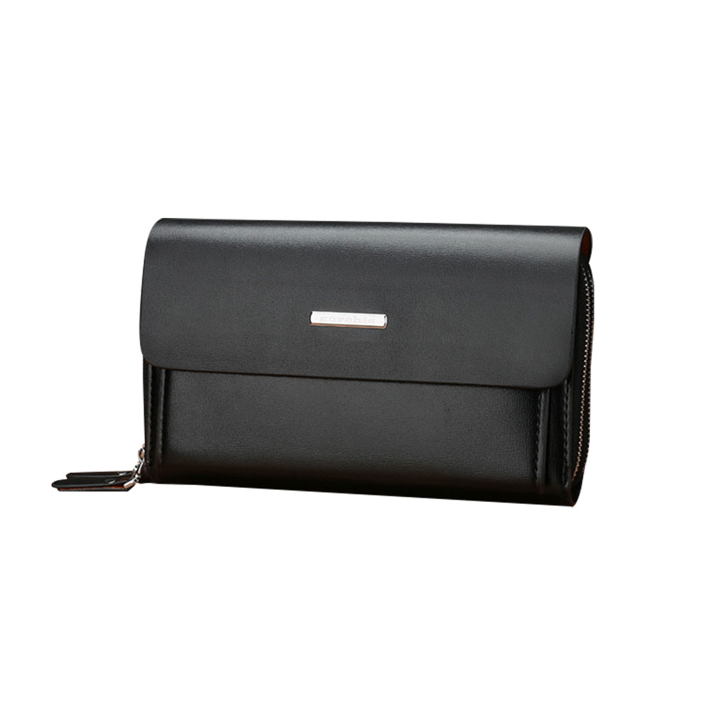 Whatna ミニセカンドバッグ メンズ バッグ 18枚カード収納 小さめ クラッチバッグ 長財布 革 手持ちバッグ メンズ ポーチ 男性用 紳士用 結婚式 冠婚葬祭 黒 ブラウン 1190 0