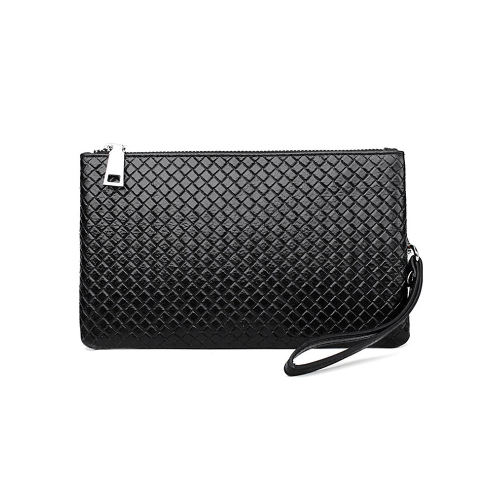 Whatna 2WAY牛革 ミニセカンドバッグ メンズ クラッチ バッグ 本革 本皮 6枚カード収納 小銭入 カジュアル フォーマル 冠婚葬祭 結婚式 バッグ紳士用 男性用 黑 3