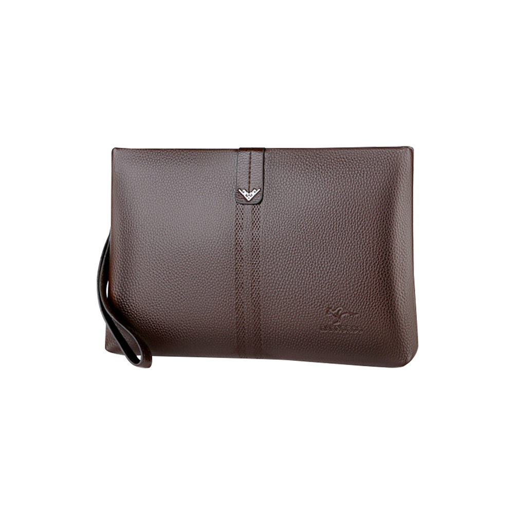 Whatna  2way革 セカンドバッグ メンズ クラッチ バッグB5 9.7インチのipad収納可 6枚カード収納 小銭入 カジュアル フォーマル 冠婚葬祭 結婚式 バッグ紳士用 男性用 黑 ブラウン 2