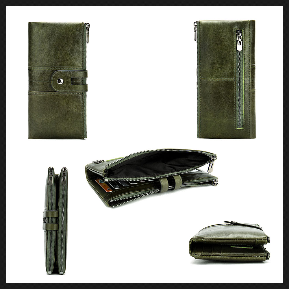 Whatna牛革 ミニセカンドバッグ メンズ バッグ 14枚カード収納 小さめ クラッチバッグ 長財布 革 手持ちバッグ メンズ ポーチ 男性用 紳士用 結婚式 冠婚葬祭 8560 6