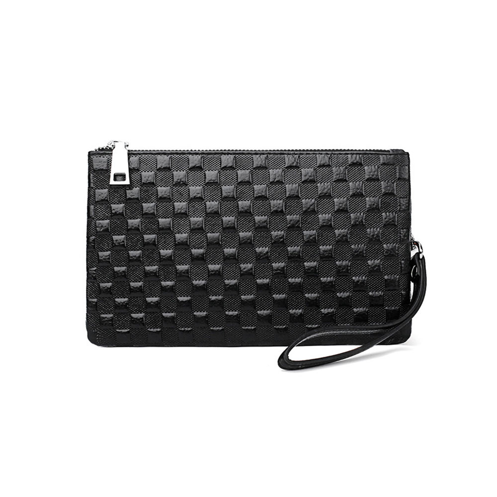 Whatna 2WAY牛革 ミニセカンドバッグ メンズ クラッチ バッグ 本革 本皮 6枚カード収納 小銭入 カジュアル フォーマル 冠婚葬祭 結婚式 バッグ紳士用 男性用 黑 4