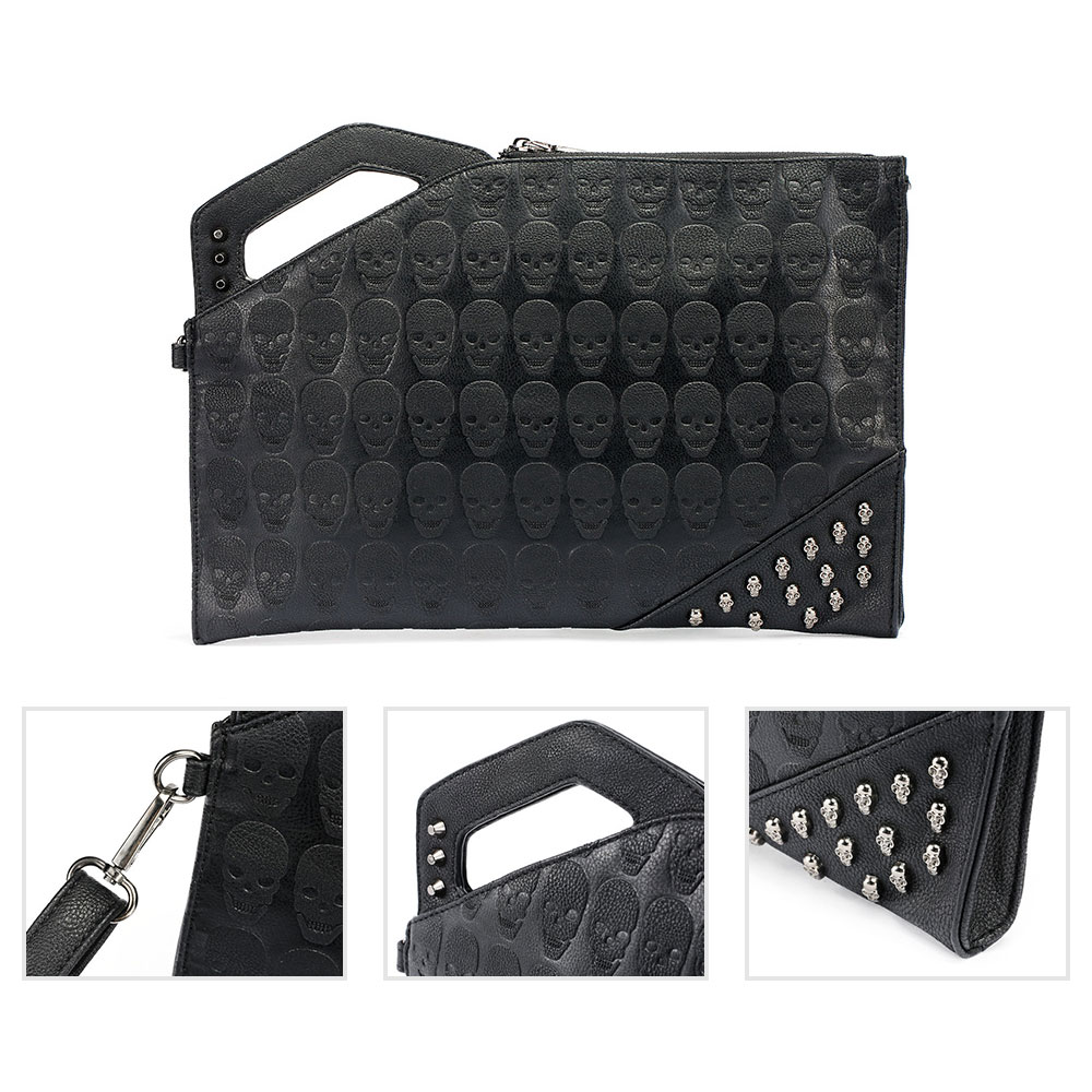 Whatna 2WAY 革 セカンド バッグ メンズ バッグ [クラッチ ショルダー 肩掛け 結婚式 バッグ] 薄い ipad air 13.3 A4 収納可手持ちバッグ ビジネス カジュアル フォーマル 冠婚葬祭 紳士用 男性用 ブラウン 黒 6