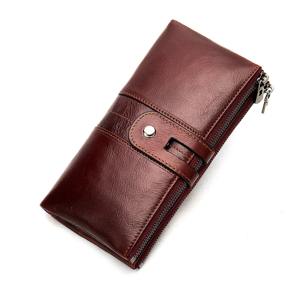 Whatna牛革 ミニセカンドバッグ メンズ バッグ 14枚カード収納 小さめ クラッチバッグ 長財布 革 手持ちバッグ メンズ ポーチ 男性用 紳士用 結婚式 冠婚葬祭 8560 2