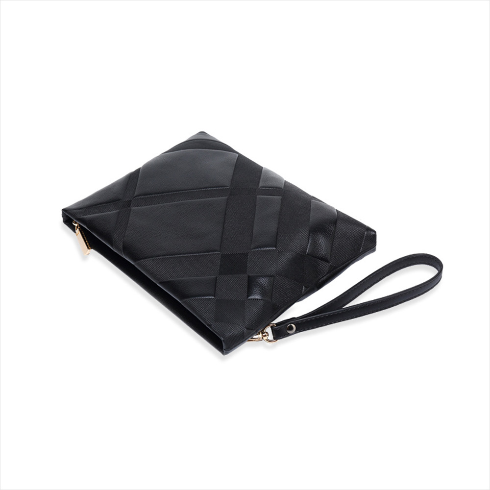 Whatna 2way牛革 セカンドバッグ メンズ クラッチ バッグ 本革 B5 9.7インチのipad収納可 カジュアル フォーマル 冠婚葬祭 結婚式 バッグ紳士用 男性用 黑 5