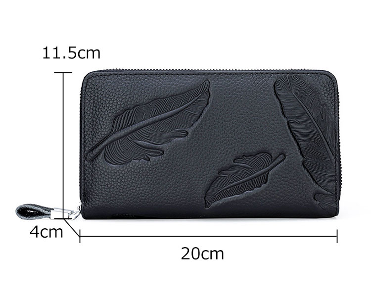 Whatna 2way牛革 ミニセカンドバッグ メンズ バッグ ダブルファスナー 小銭入れ  12枚カード収納 本 革 厚手 レザー小さめ クラッチバッグ 長財布 手持ちバッグ 男性用 紳士用 結婚式 バッグ 冠婚葬祭 バッグ黒ブラウン （80166-2#） 1