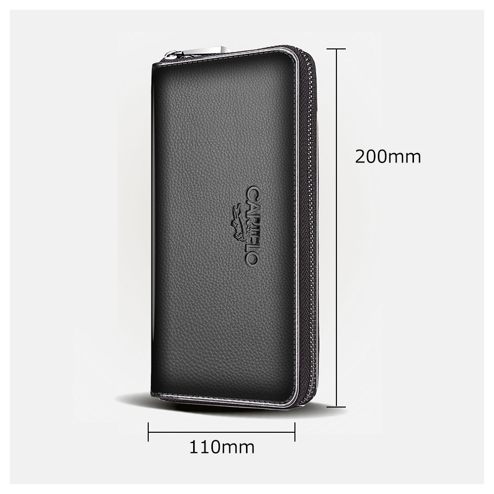 Whatnaミニセカンドバッグ メンズ バッグ 12枚カード収納 小さめ クラッチバッグ 長財布 革 手持ちバッグ メンズ ポーチ 男性用 紳士用 結婚式 冠婚葬祭 黒 ブラウン118 2