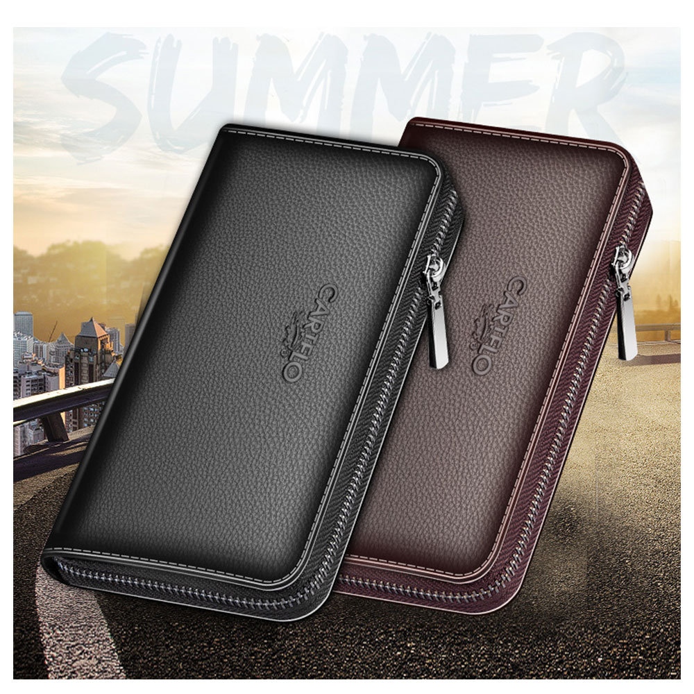 Whatnaミニセカンドバッグ メンズ バッグ 12枚カード収納 小さめ クラッチバッグ 長財布 革 手持ちバッグ メンズ ポーチ 男性用 紳士用 結婚式 冠婚葬祭 黒 ブラウン118 6