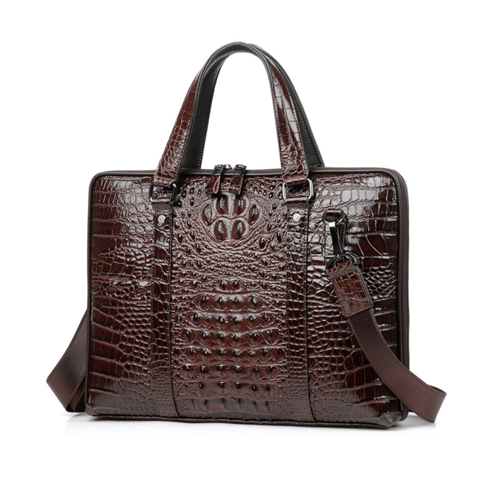 Whatna ビジネス バッグ メンズ 2way ショルダー 手提げ大容量 ブリーフケース A4 14インチPC黒 2