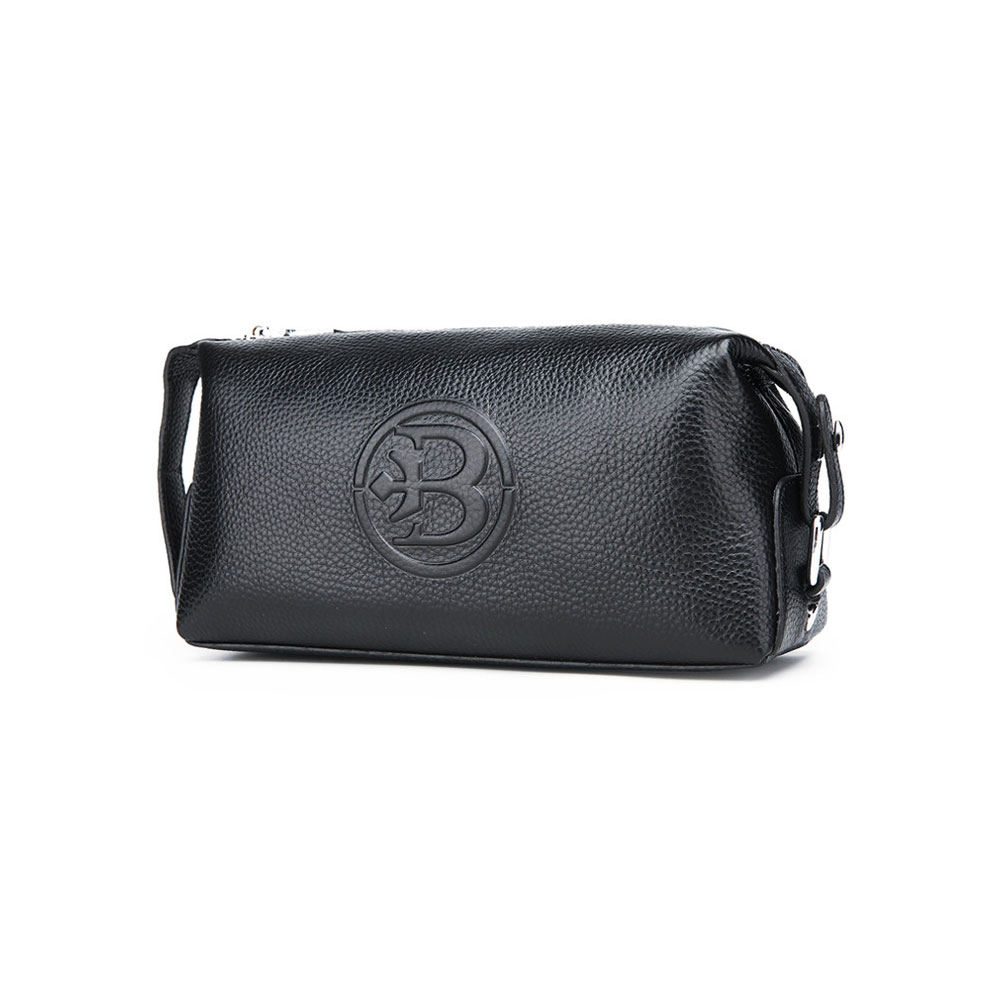 Whatna 2way 牛革 ミニセカンドバッグ メンズ クラッチ バッグ 本革 厚手 レザー 6枚カード収納 カジュアル フォーマル 冠婚葬祭 結婚式 バッグ紳士用 男性用 黑66111 0