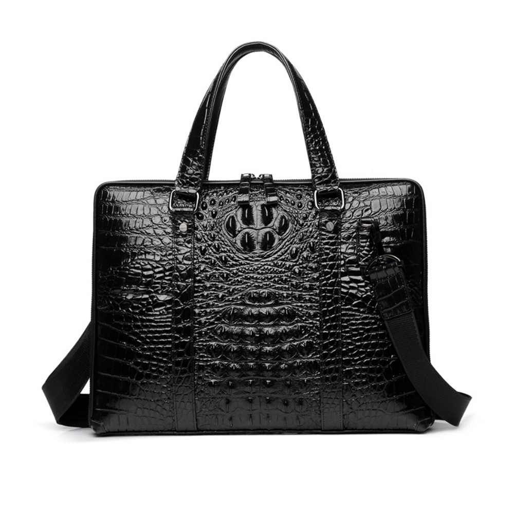 Whatna ビジネス バッグ メンズ 2way ショルダー 手提げ大容量 ブリーフケース A4 14インチPC黒 0