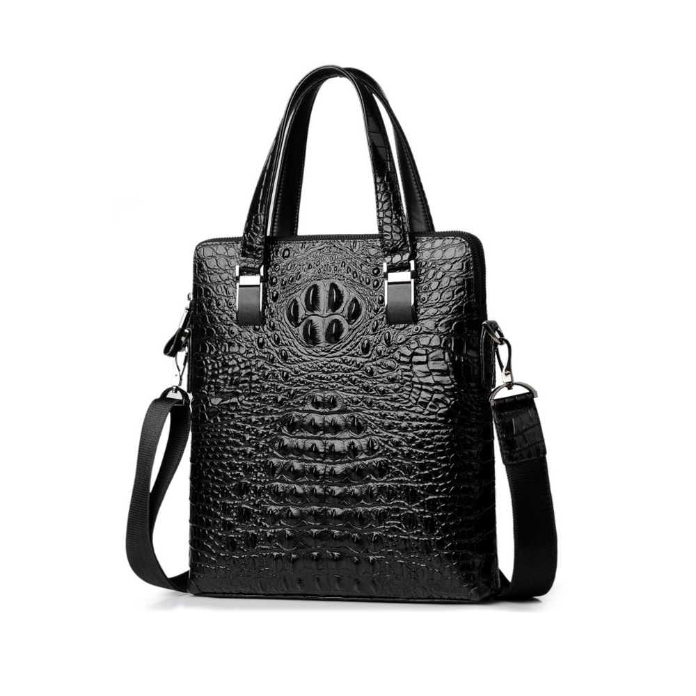 Whatna ビジネス バッグ メンズ 2way ショルダー 手提げ大容量 ブリーフケース A4 14インチPC黒 1