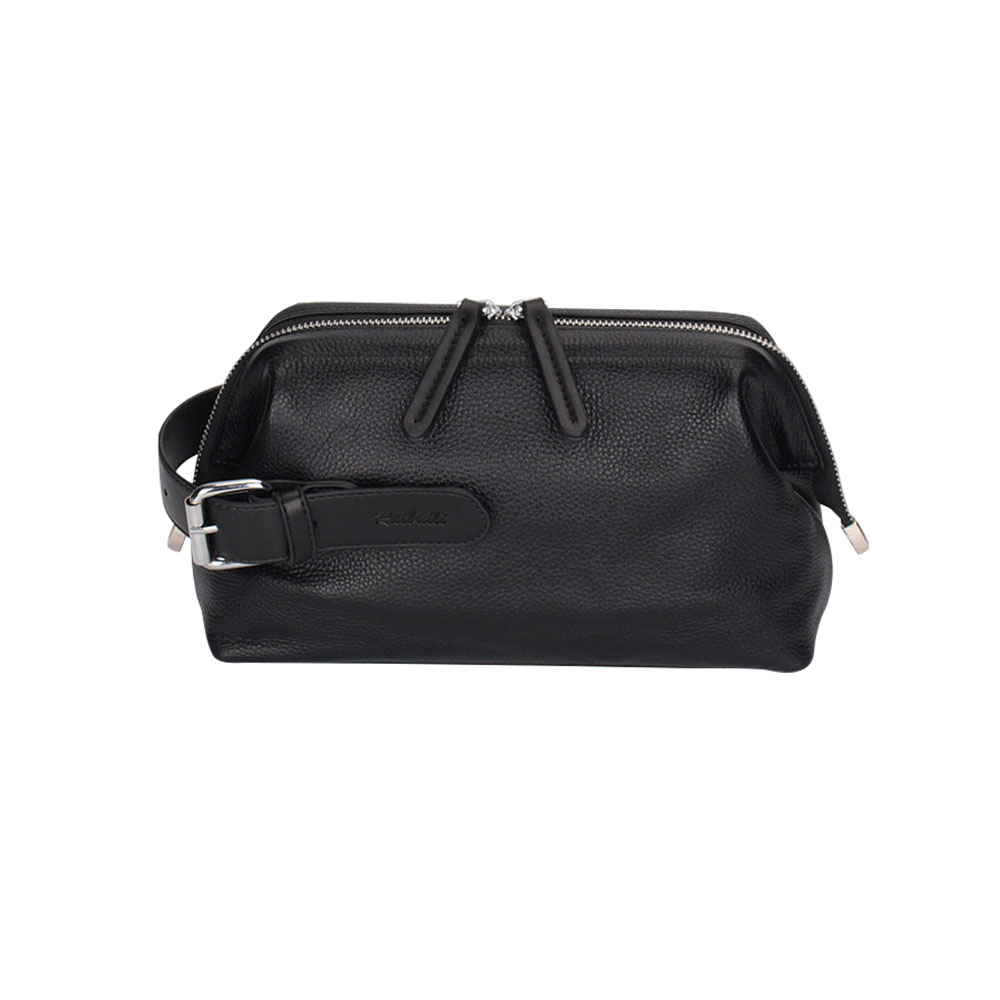 Whatna 2way 牛革 ミニセカンドバッグ メンズ クラッチ バッグ 厚手 本革 レザー 6枚カード収納 カジュアル フォーマル 冠婚葬祭 結婚式 バッグ紳士用 男性用黒 グレーR19 0