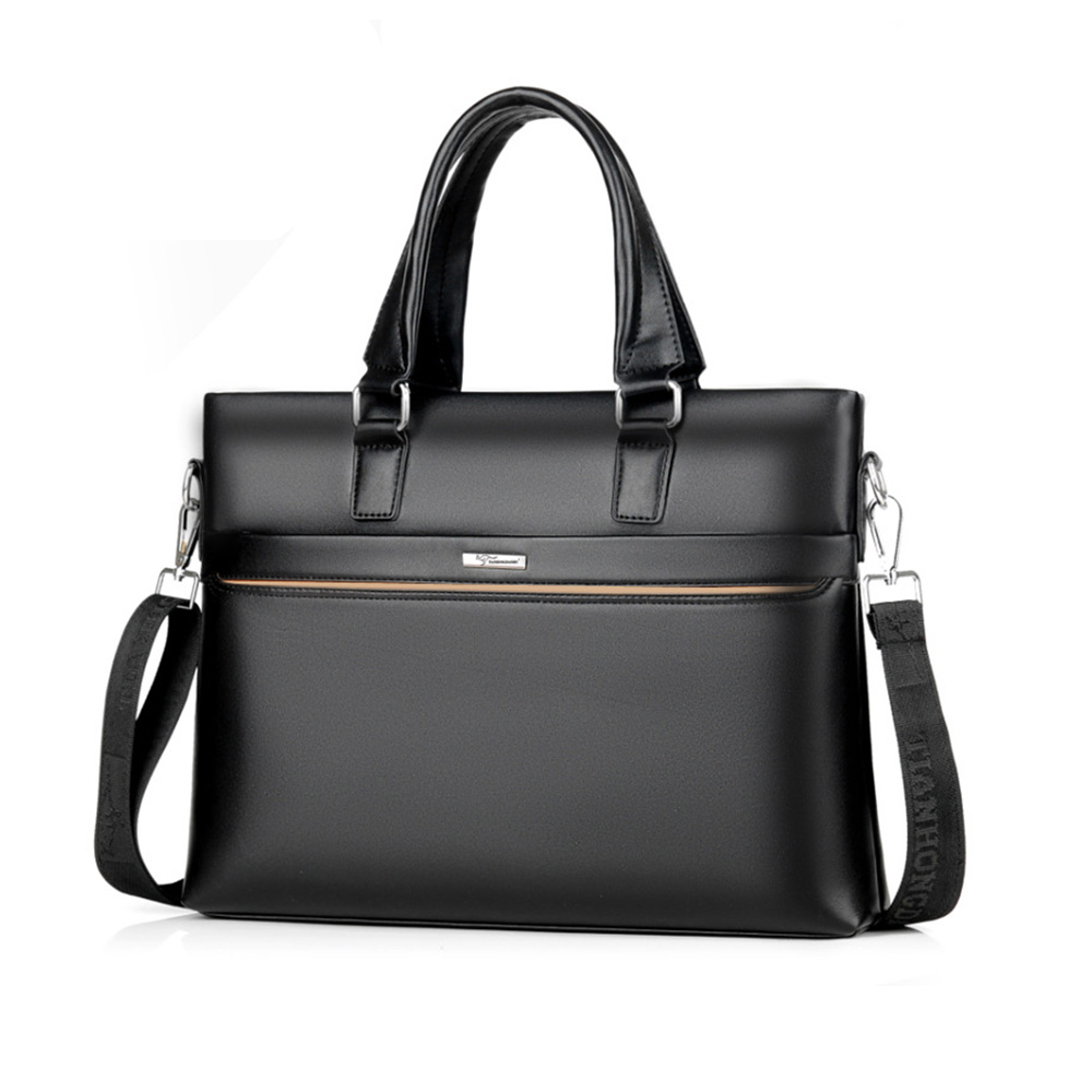 Whatna ビジネス バッグ メンズ 2way ショルダー 手提げ大容量 自立 ブリーフケース A4 15インチPC対応 黒 ブラウン(9931) 0