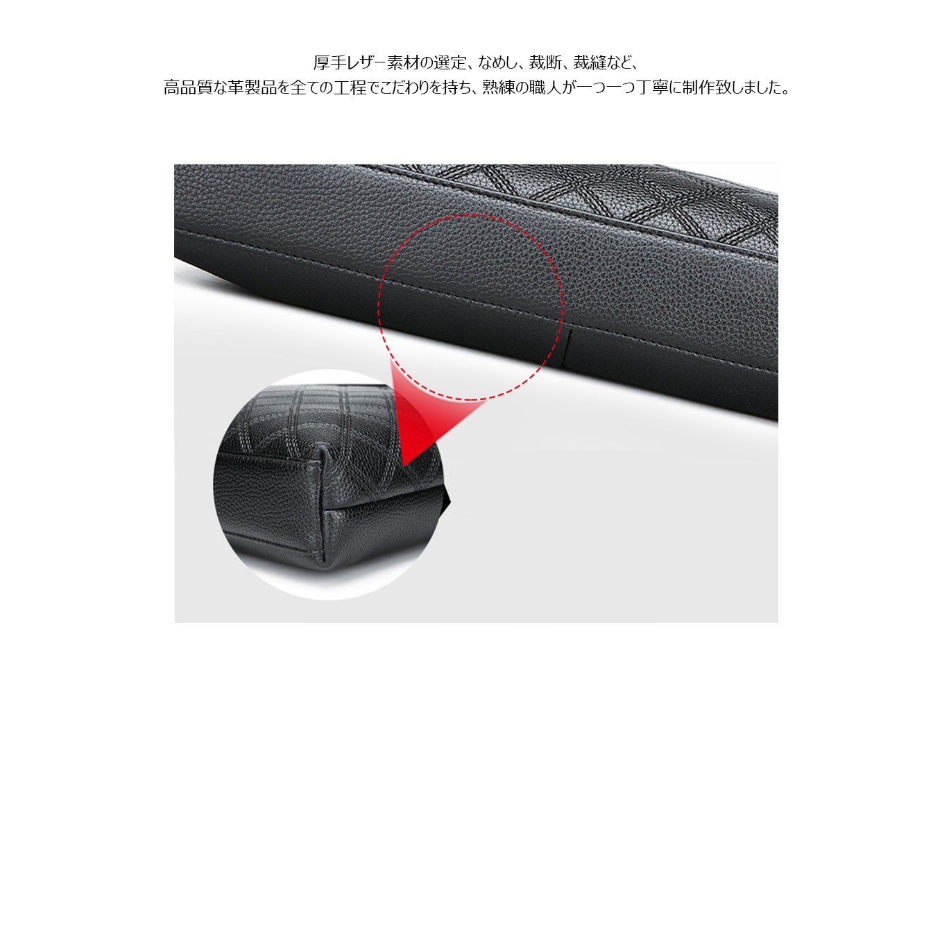 Whatna革 ビジネスバッグメンズ2WAY手提げ ショルダー バッグ 厚手 レザー 本 革 A4 14インチ PC収納可 大容量 旅行出張用 通勤 通学 就活 面接 バッグ かばん 男性用 ブラウン 黒(6828) 5