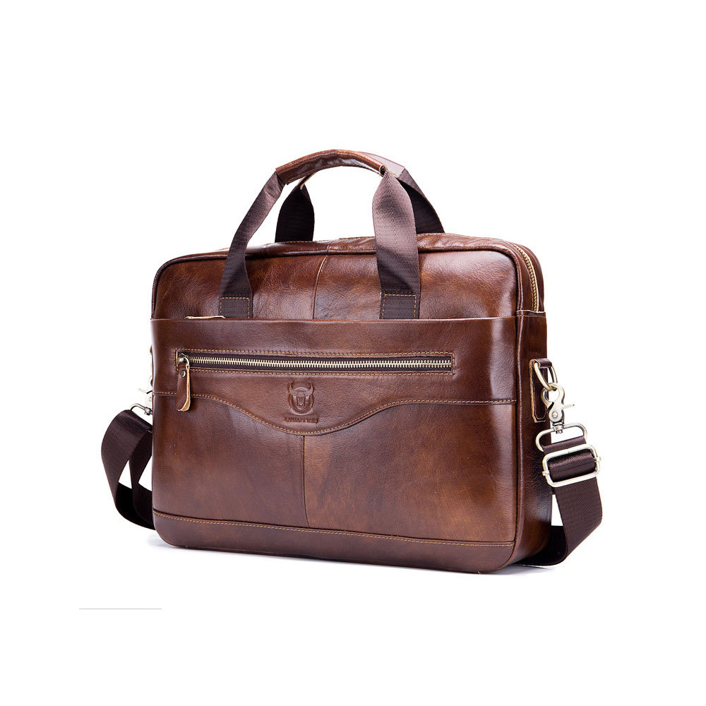 Whatna ビジネス バッグ メンズ 2way ショルダー 手提げ大容量 ブリーフケース A4 14インチPC黒 1