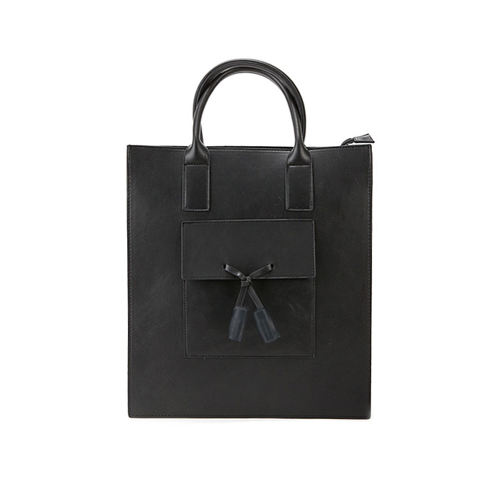 Whatna ビジネスバッグ メンズ 2wayショルダー 手提げ 厚手 皮革 大容量 ブリーフケース A4 15インチPC対応 旅行 出張 通勤 通学 就活 面接 バッグ かばん 男性用 ブラウン 黒(014) 0