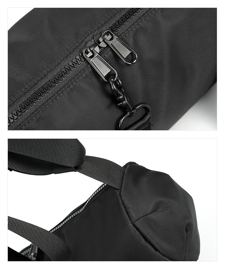 Whatnaミニショルダーバッグメンズ ポシェット横型 ショルダーミニポーチ ナイロン 防水 軽量 小型 小さめメッセンジャーバッグ斜め掛け ビジネス 通学 通勤鞄 自転車 かばん男性用 黒 (0006) 7