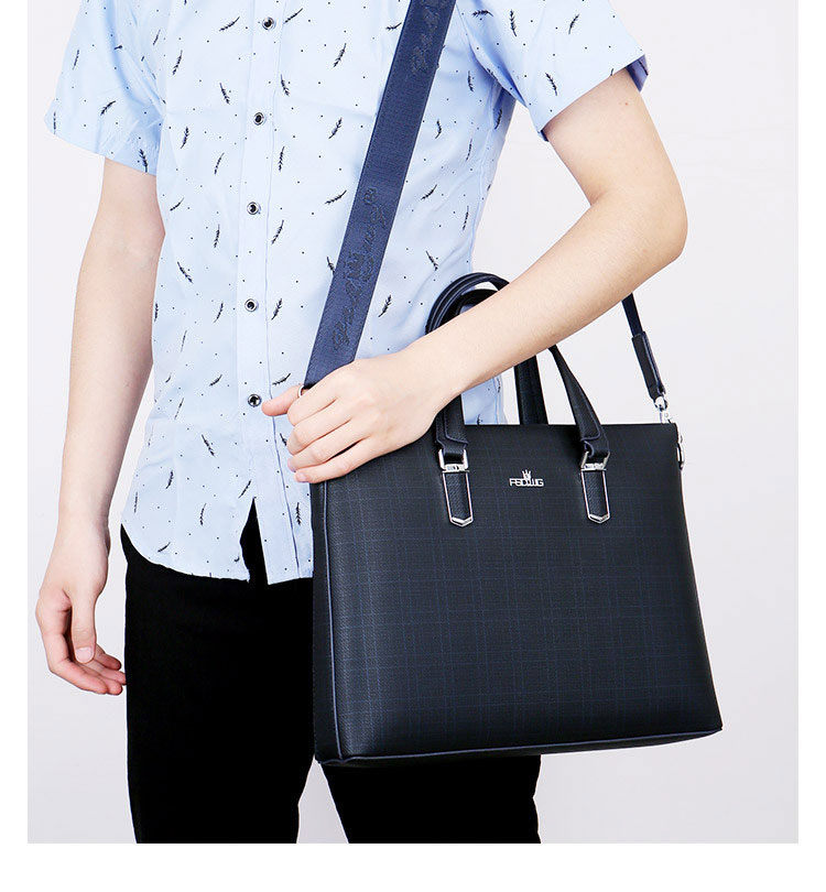 Whatna革 ショルダーバッグ メンズ ビジネスバッグ2way 斜め掛け 手提げ バッグA4 15.5インチpc 収納可 本 革 厚手 レザー 横型 ブリーフケース フォーマルバッグ 肩掛けバッグ プレゼント男性 绅士用 黒 ブラウン(9052-3) 9