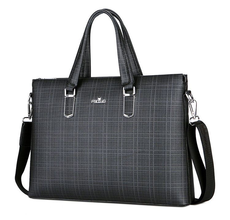 Whatna革 ショルダーバッグ メンズ ビジネスバッグ2way 斜め掛け 手提げ バッグA4 15.5インチpc 収納可 本 革 厚手 レザー 横型 ブリーフケース フォーマルバッグ 肩掛けバッグ プレゼント男性 绅士用 黒 ブラウン(9052-3) 1