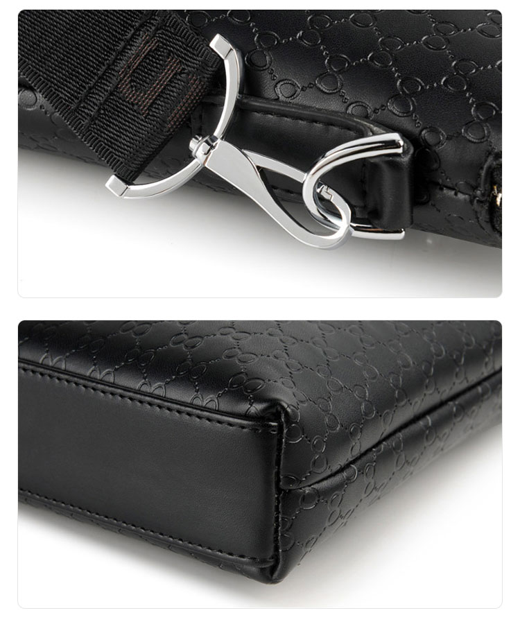 Whatna革 ショルダーバッグ メンズ ビジネスバッグ2way 斜め掛け 手提げ バッグA4 15.5インチpc 収納可 本 革 厚手 レザー 横型 ブリーフケース フォーマルバッグ 肩掛けバッグ プレゼント男性 绅士用 黒 ブラウン（1905） 7