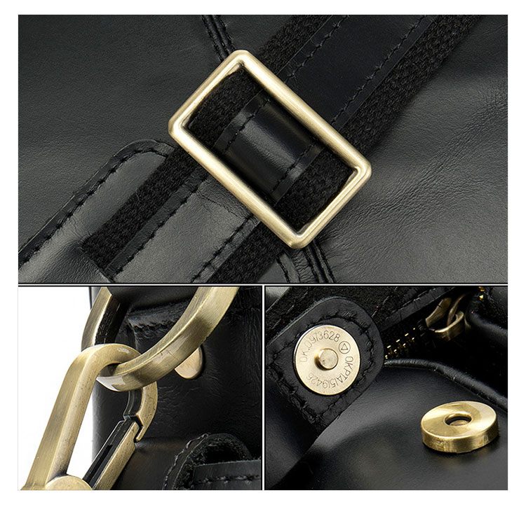 Whatna天然 牛革 ショルダーバッグ メンズ ビジネスバッグ 旅行バッグ2way 斜め掛け 手提げ バッグA3 16インチpc 収納可 本 革 厚手 レザー 横型 ブリーフケース フォーマルバッグ 肩掛けバッグ プレゼント男性 绅士用(8812) 9